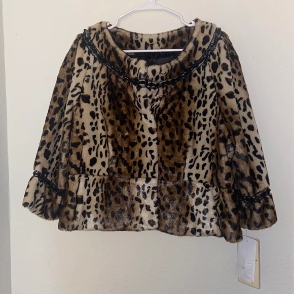 Faux Fur Mini Jacket - Picture 2 of 4